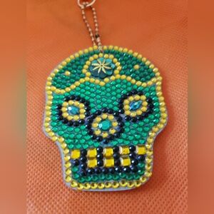 Colorful Day Of The Dead Keychain